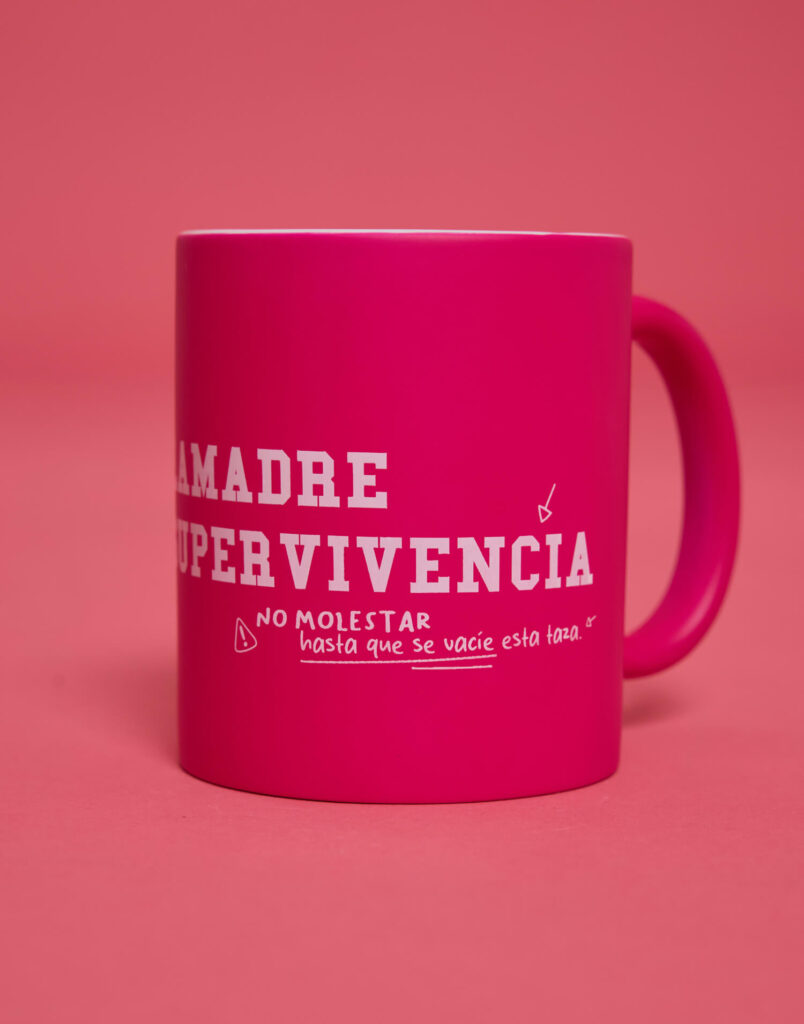 Taza rosa Malamadre en modo supervivencia - Imagen 5
