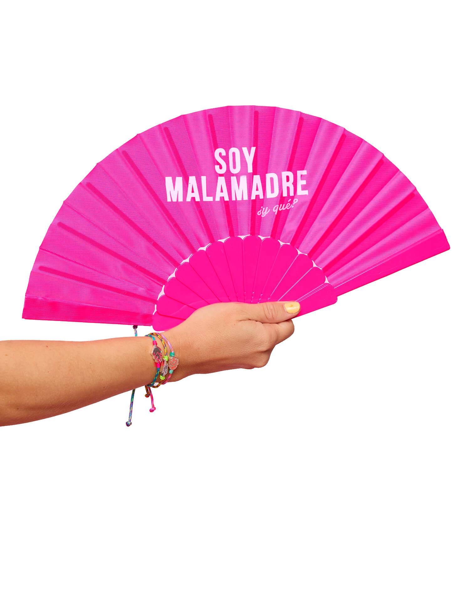 Abanico rosa Soy Malamadre
