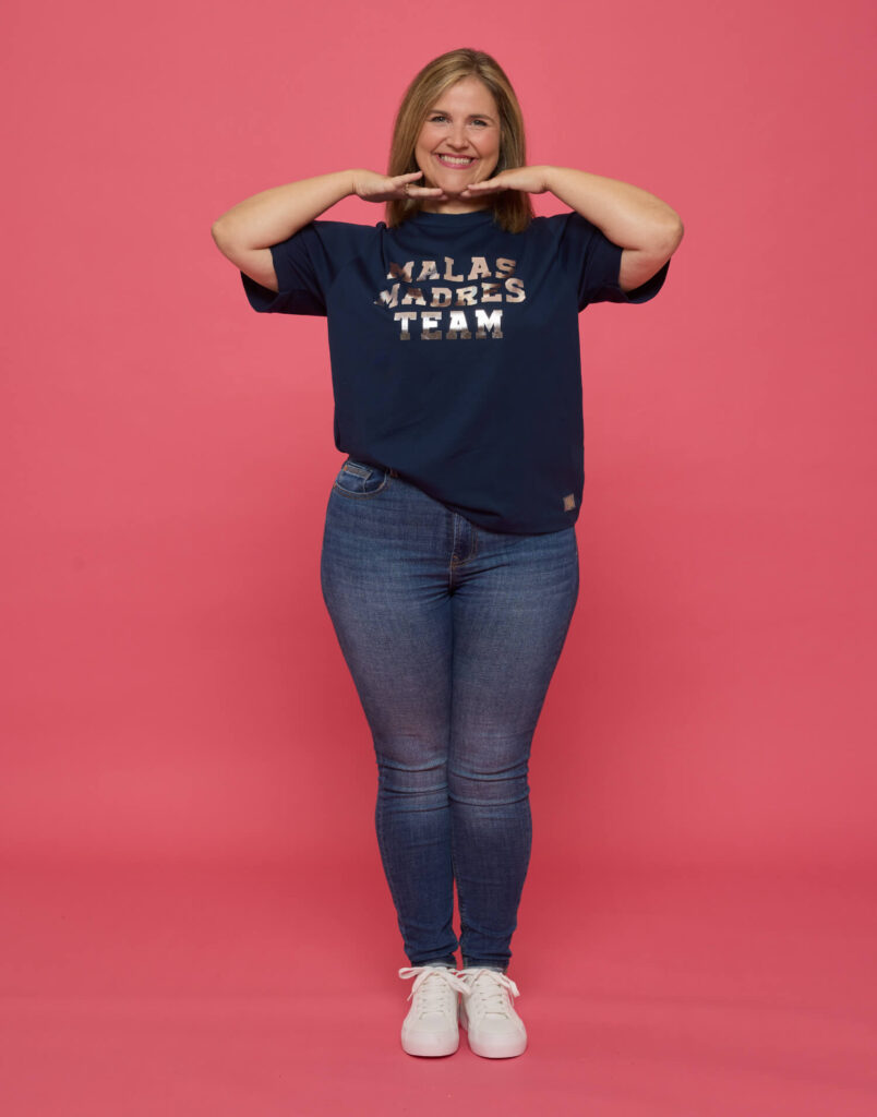 Camiseta azul Malasmadres team - Imagen 3
