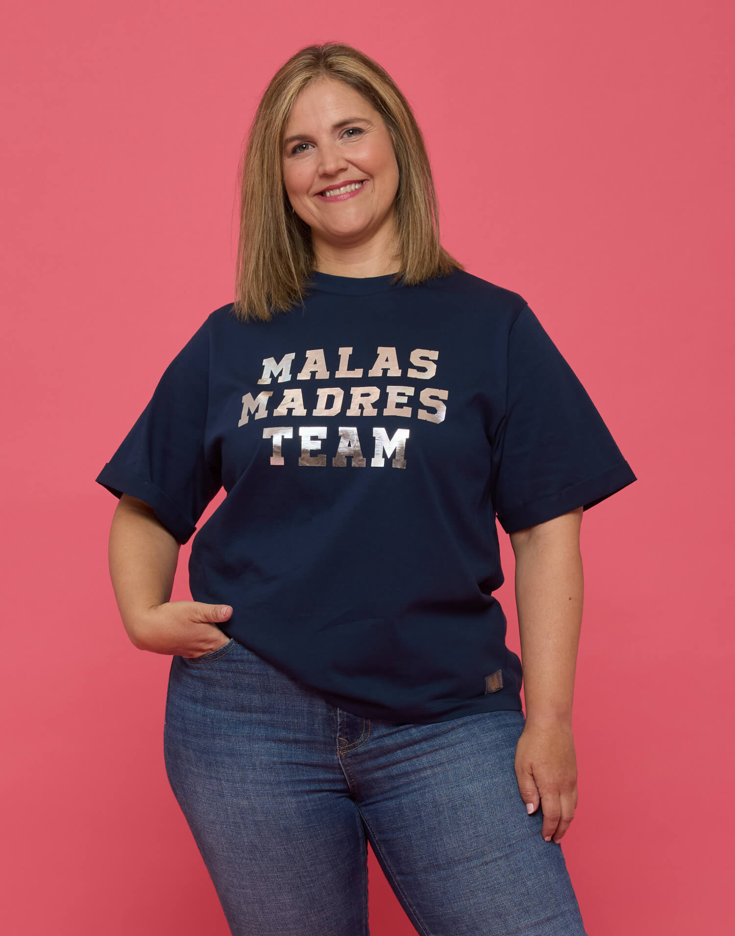 Camiseta azul Malasmadres team