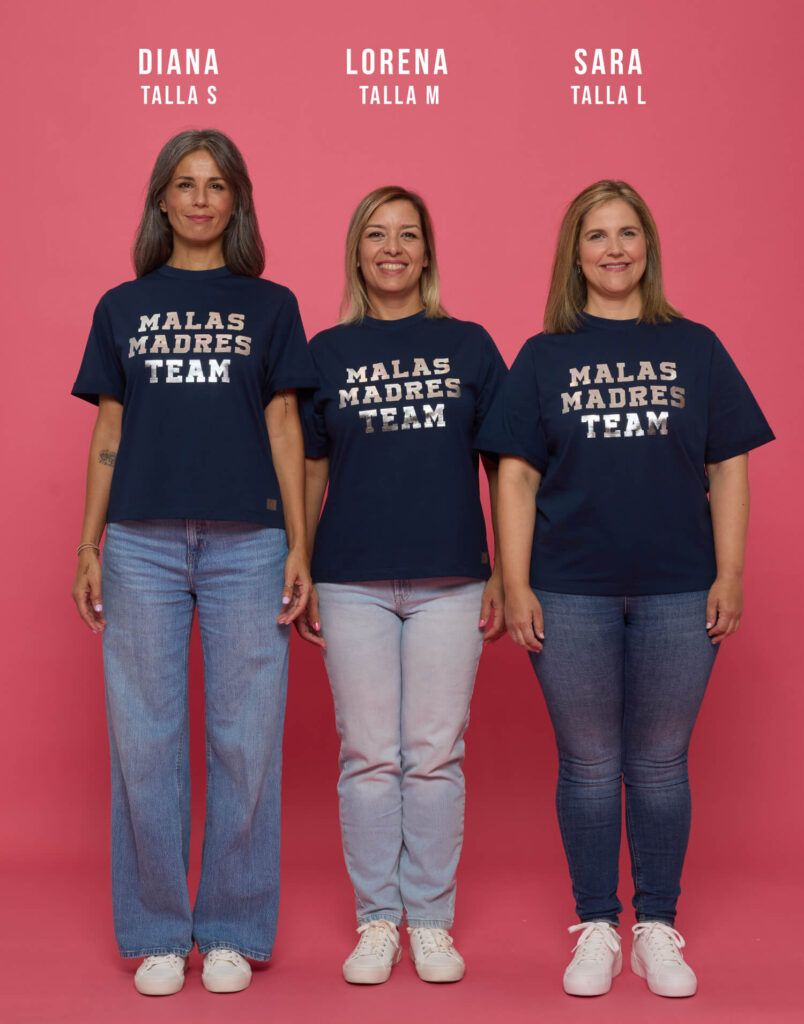 Camiseta azul Malasmadres team - Imagen 6