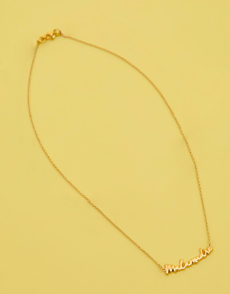 Colgante dorado Malamadre
