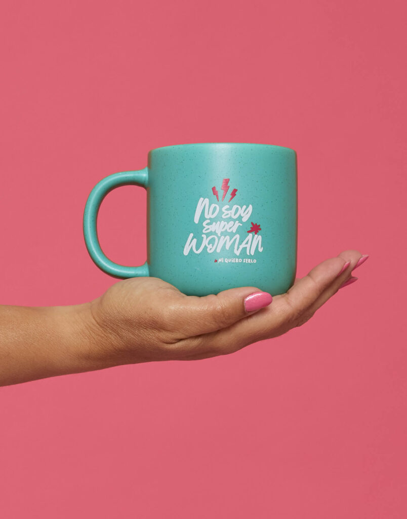 Taza turquesa no soy superwoman - Imagen 3