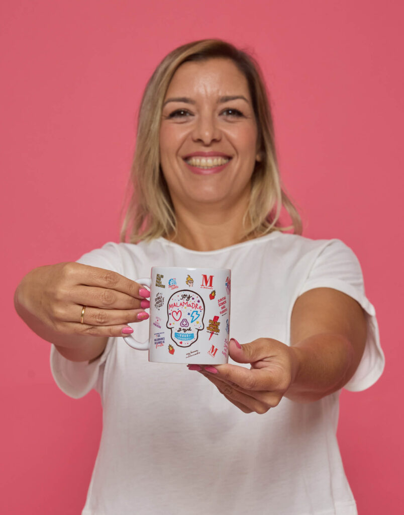 Taza blanca iconos