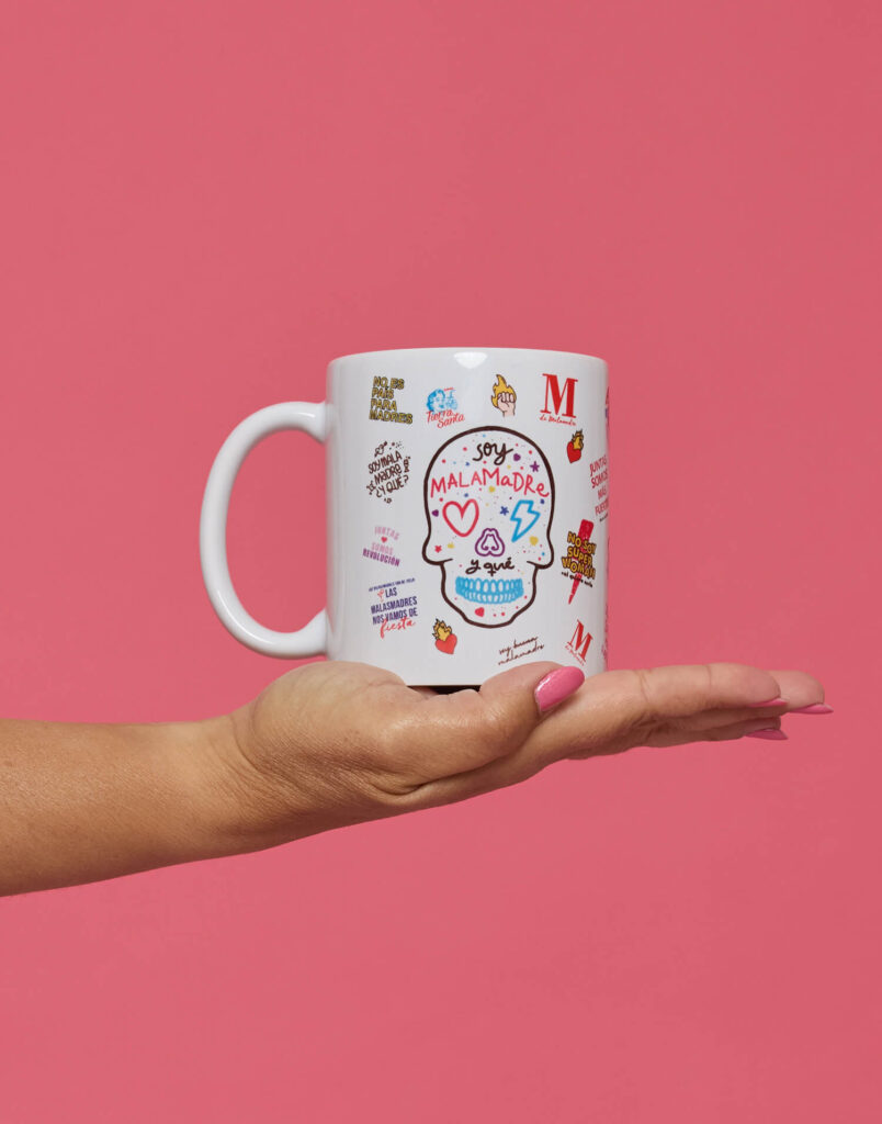 Taza blanca iconos - Imagen 4