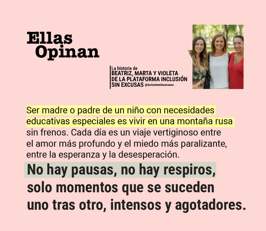 La lucha de las familias por una inclusión real