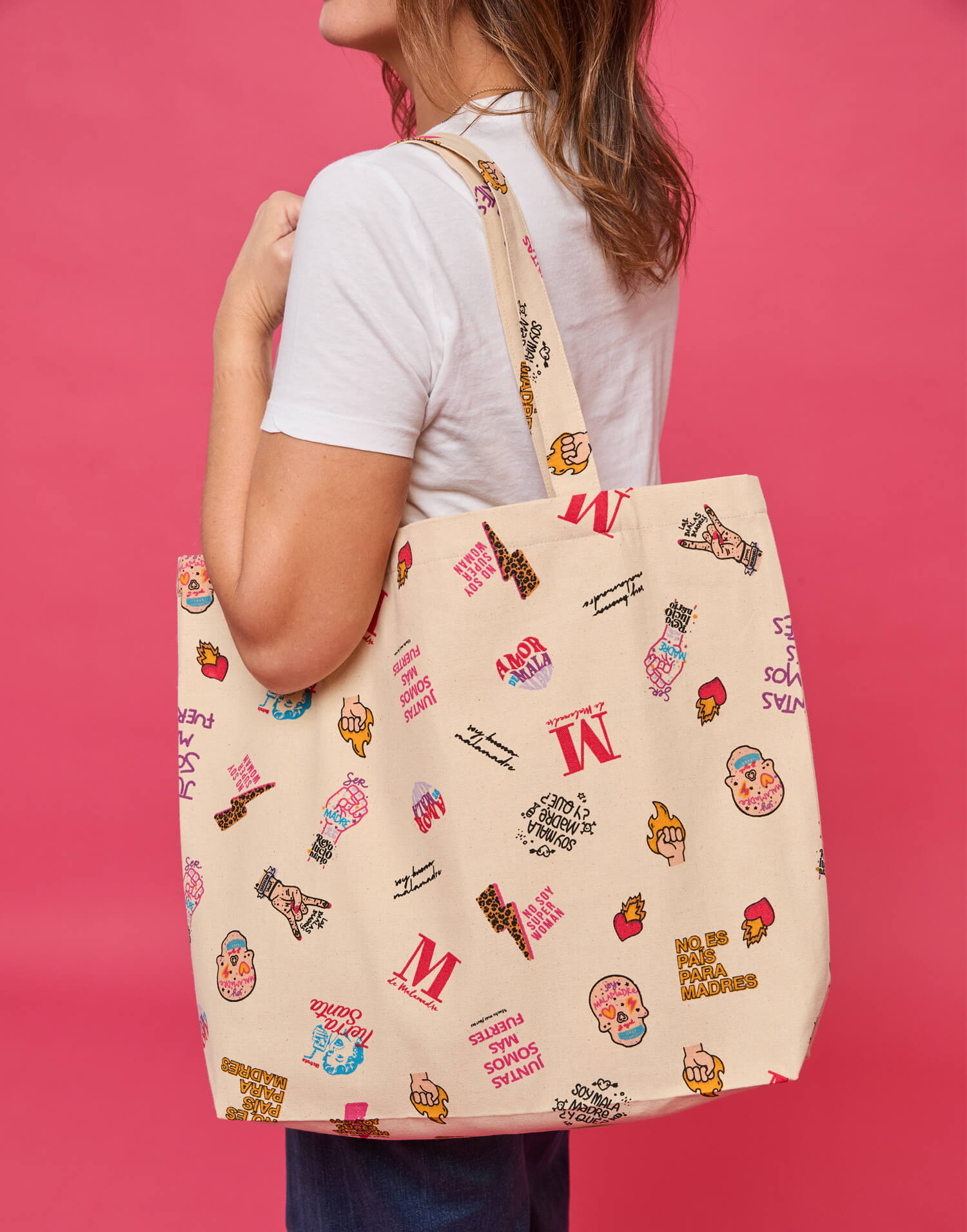 Tote bag iconos