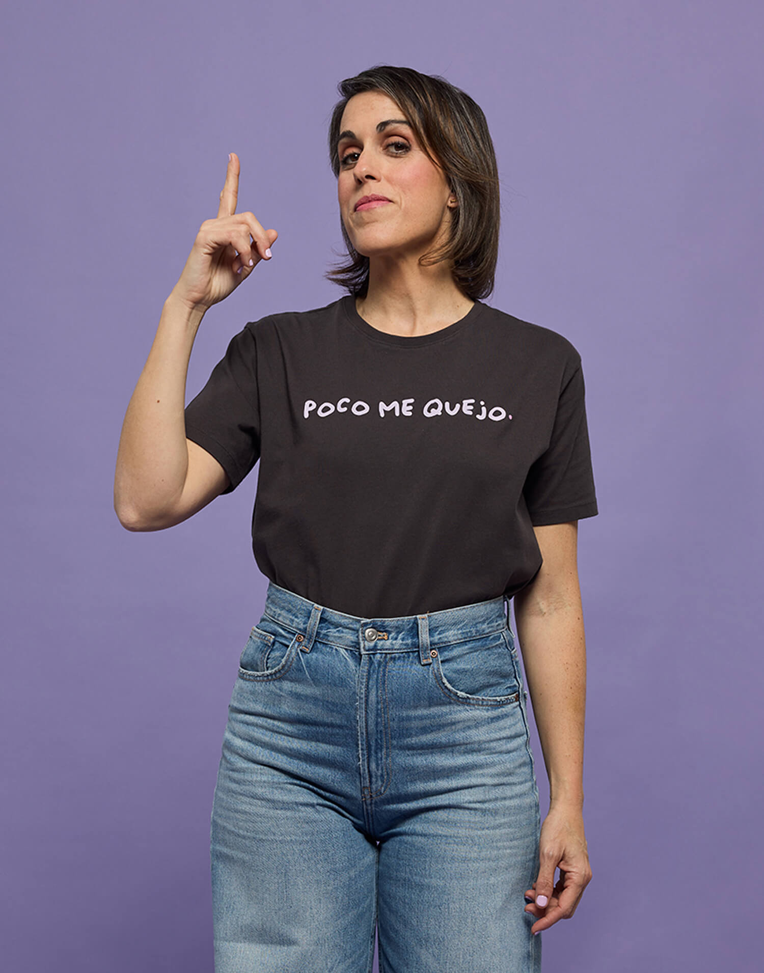 Camiseta gris poco me quejo