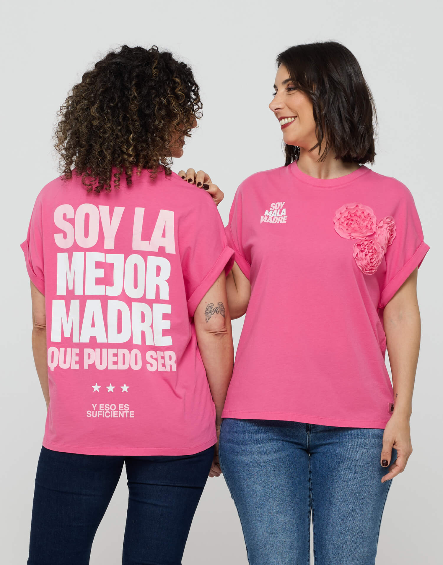Camiseta rosa soy la mejor madre que puedo ser