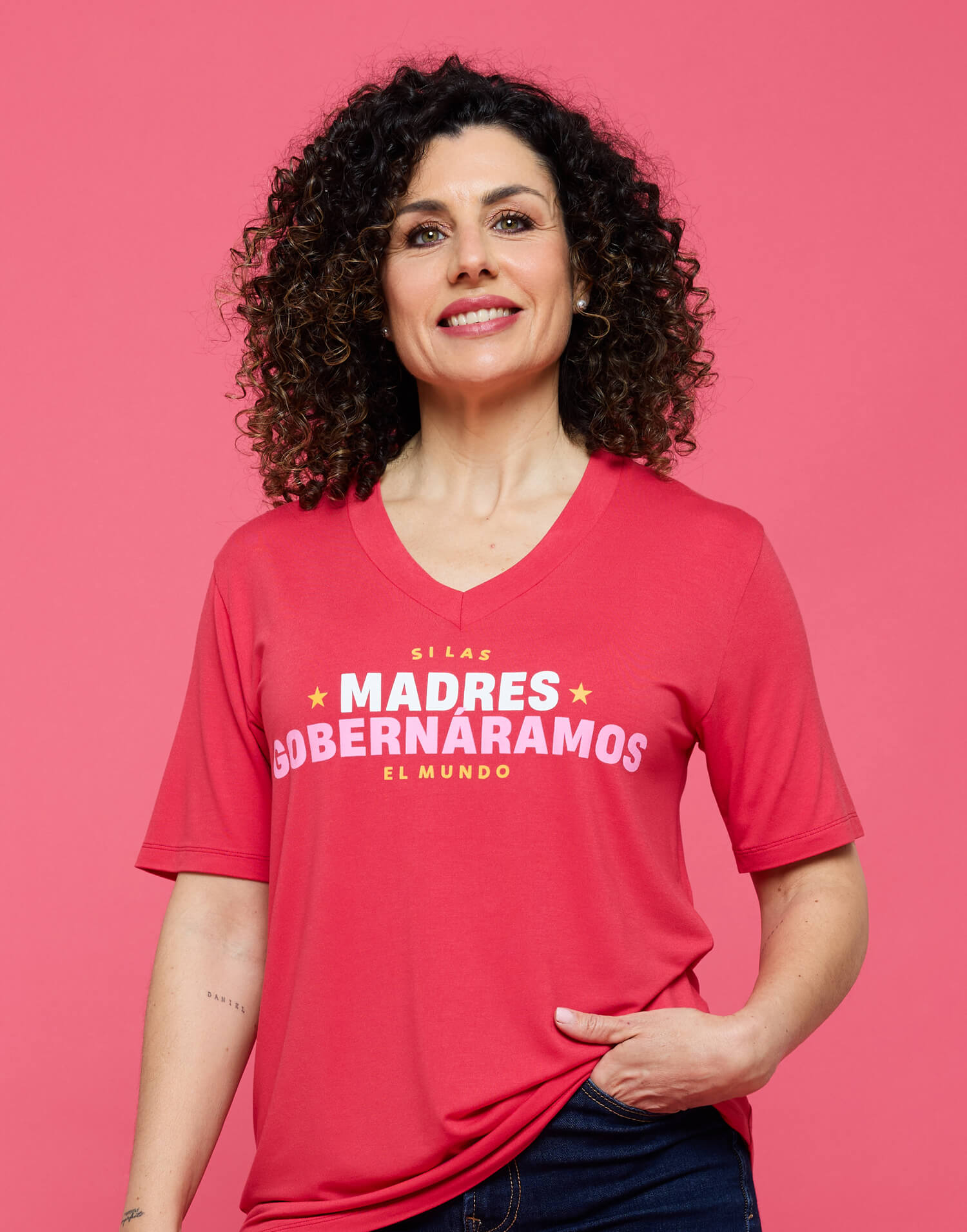 Camiseta roja si las madres gobernáramos