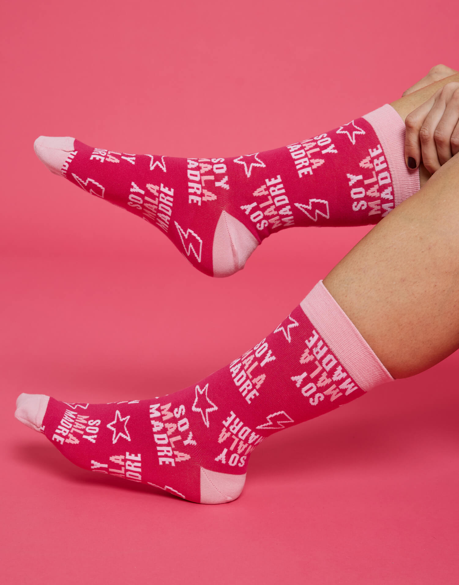 Calcetines rosas Soy Malamadre