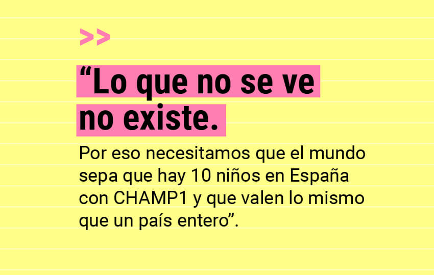 Vivir con el síndrome CHAMP1: cuando encontrar a otras familias lo cambia todo