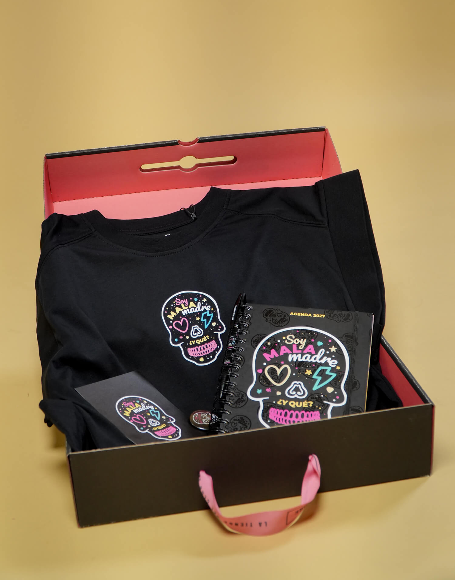 Kit agenda 2027 + camiseta + bolígrafo