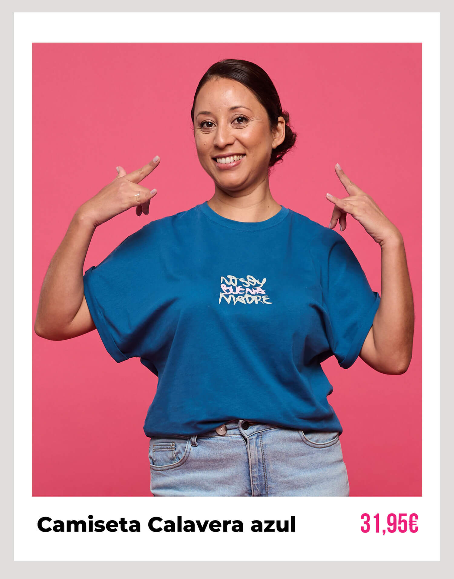 camiseta azul soy malamamdre