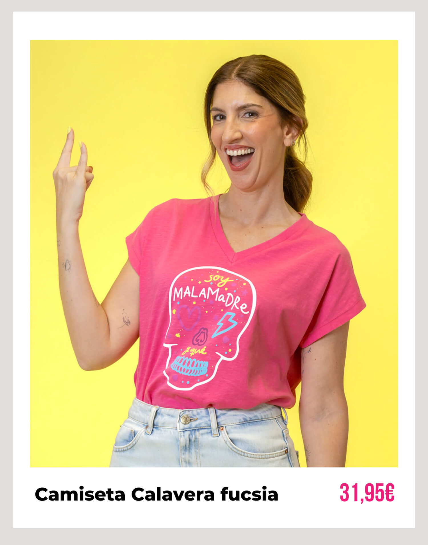 camiseta calavera verano soy malamadre